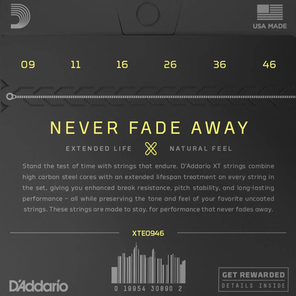 Juego de cuerdas para Guitarra Eléctrica D´Addario XTE0946