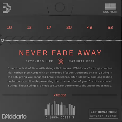 Juego ce Cuerdas para Guitarra Eléctrica D´Addario XTE1052