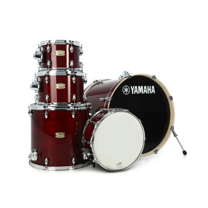 Batería Yamaha Stage Custom Birch (5 piezas) Cranberry Red SBP2F5CR