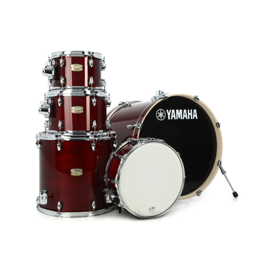 Batería Yamaha Stage Custom Birch (5 piezas) Cranberry Red SBP2F5CR