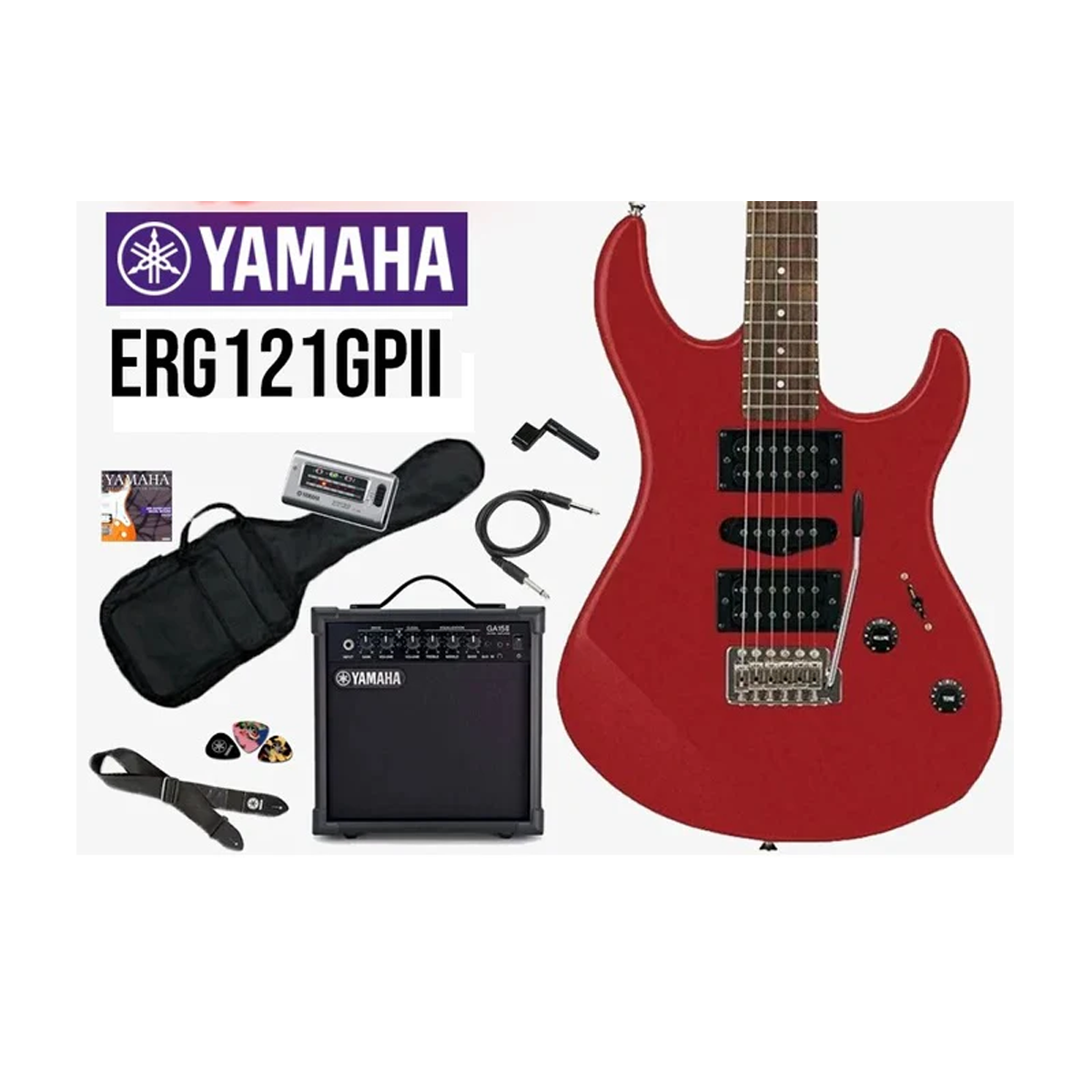 Guitarra Eléctrica Yamaha Kit (Combo) ERG121GPIIMR