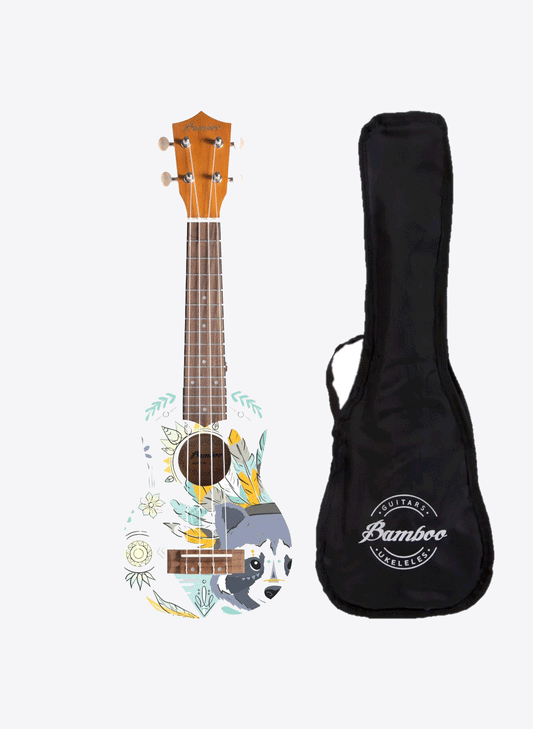 Ukelele Soprano Bamboo Boho