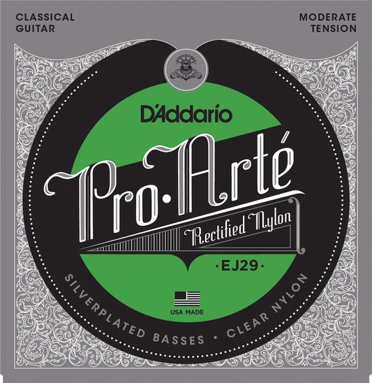 Juego de cuerdas de nylon tensión moderada D´Addario EJ29