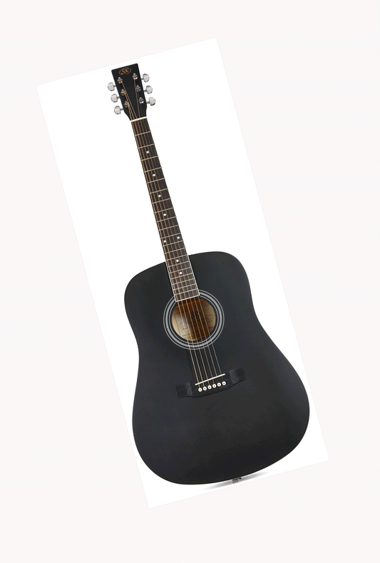 Guitarra Acústica Estilo Tejana Sx SD104BK