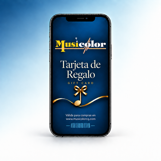 Tarjeta de Regalo MUSICOLOR