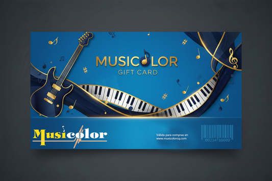 Tarjeta de Regalo MUSICOLOR
