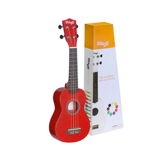 Ukelele Soprano Stagg Us-Red