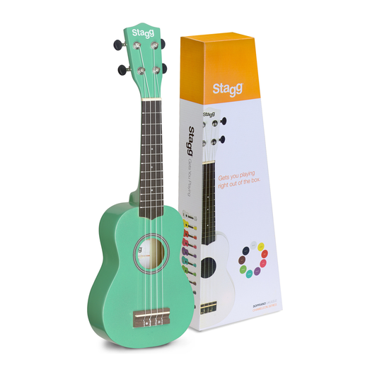 Ukelele Soprano Stagg Us-Grass